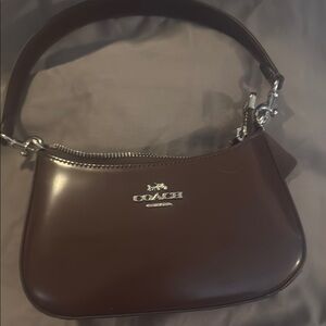 Coach Brown Leather Shoulder Bag